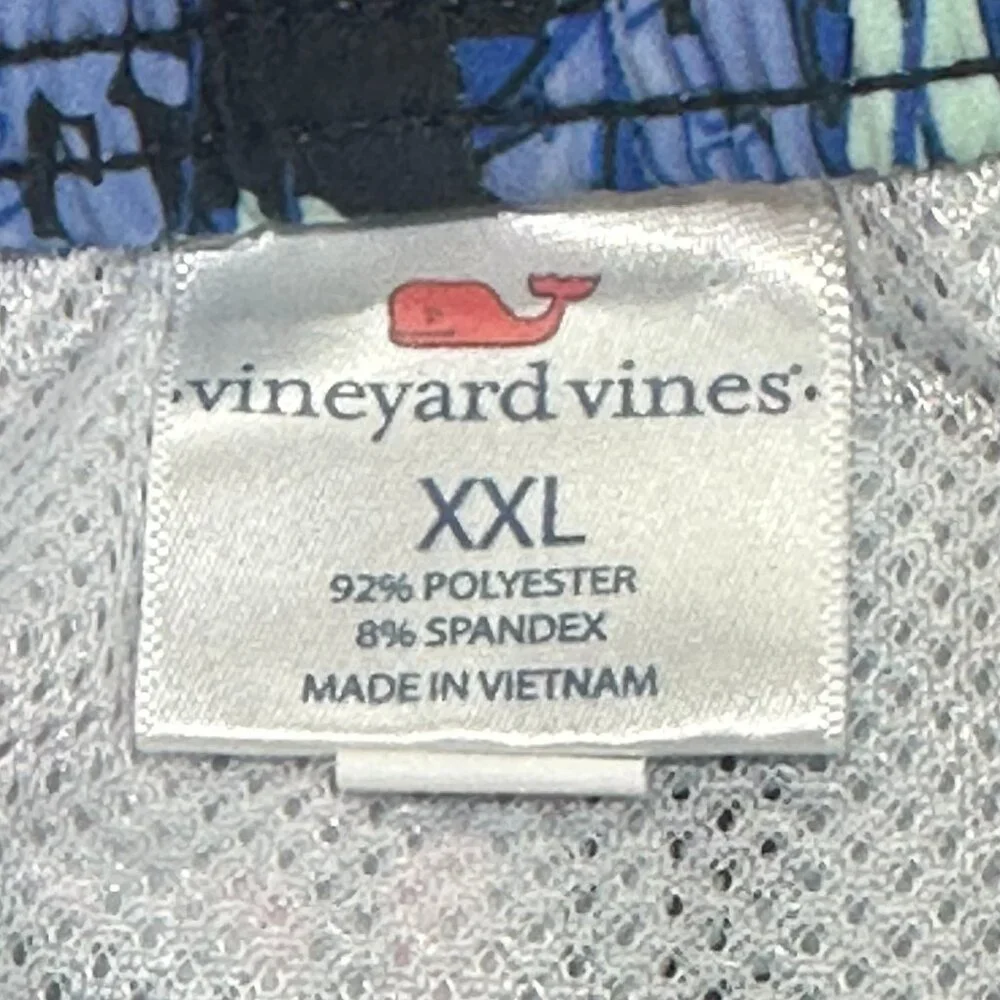 Vineyard Vines Chappy Bathing‎ Suit Swim Trunks Sea Turtles XXL Ocean Beach Pool